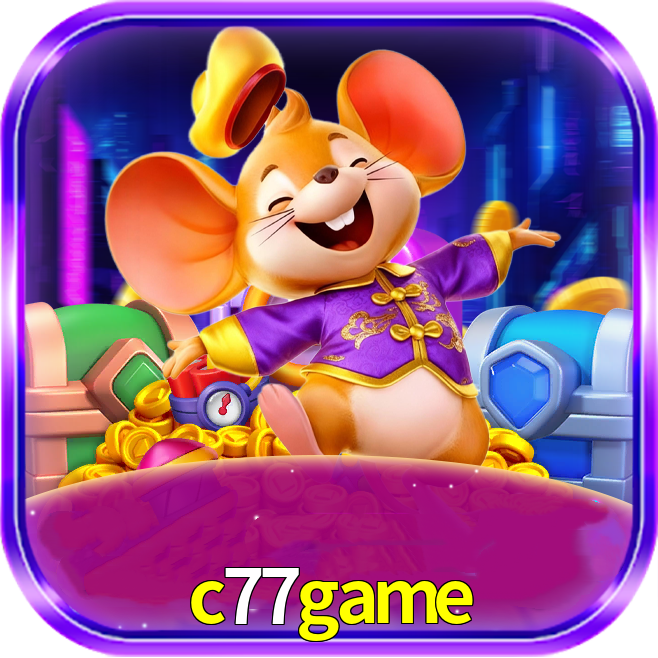 Imagem promocional da c77game mostrando a plataforma e suas vantagens